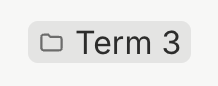 In the note: Term 3 (a folder)
