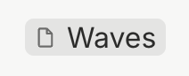 In the note: Waves