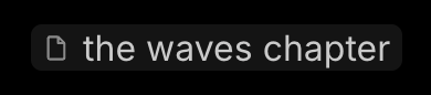 In the note: the waves chapter