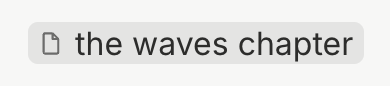 In the note: the waves chapter